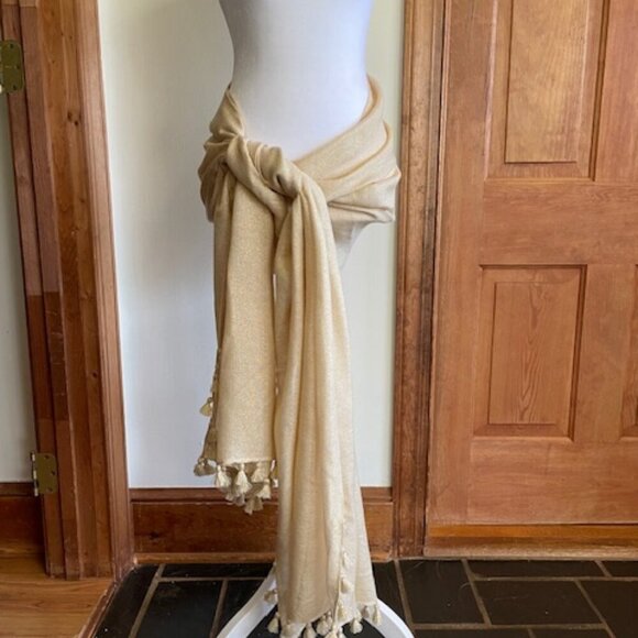 LILLY PULITZER Lana Almond Fringe Scarf Wrap - Picture 9 of 16